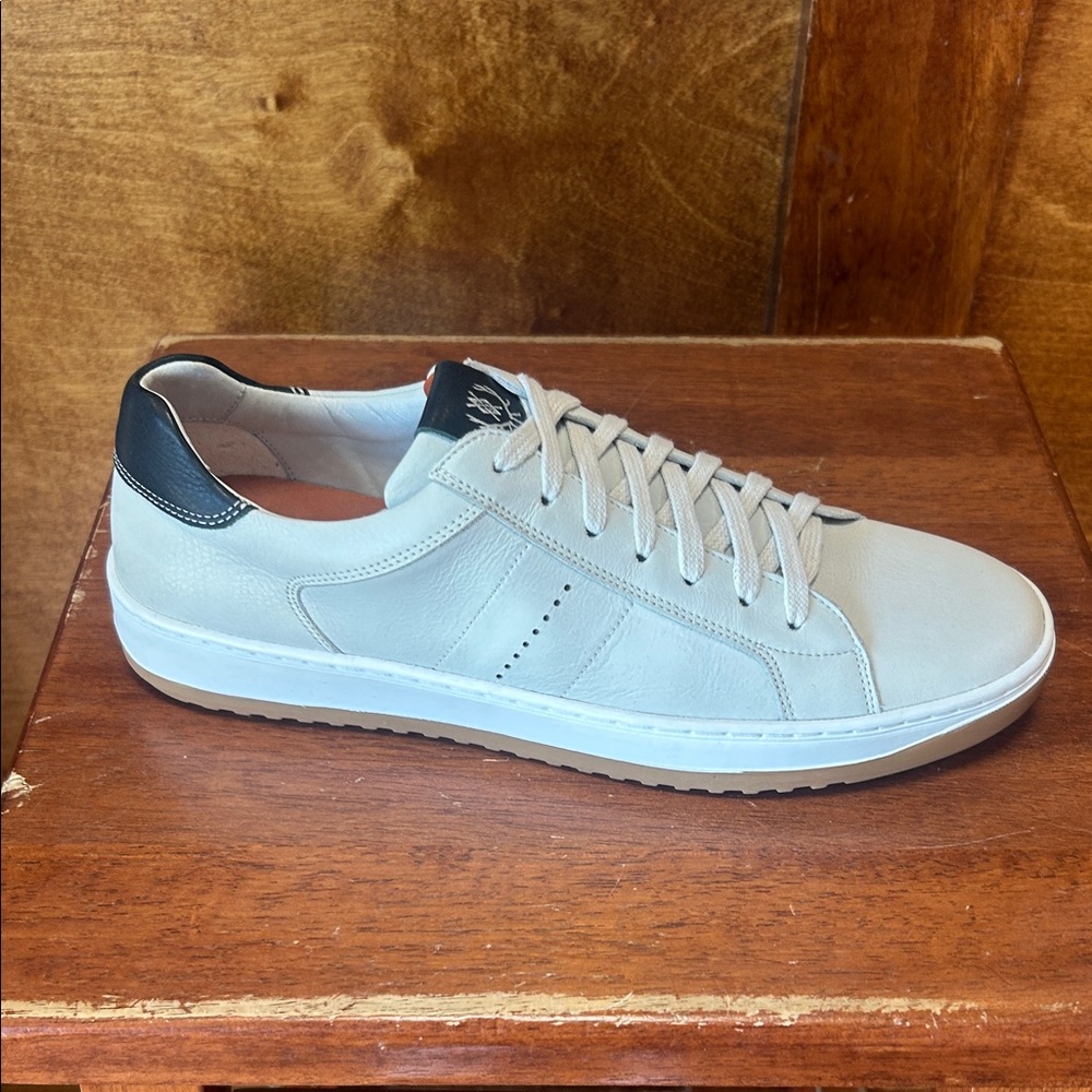 Martin Dingman White Leather Sneakers - Picture 2 of 5